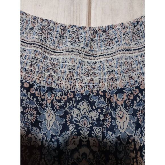 2 for 30 B Design Shirt Ladies Extra Large Blue Semi Sheer Sleeves - Picture 4 of 9